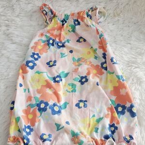 Carter's Girl's Size 9M Spring Floral Romper